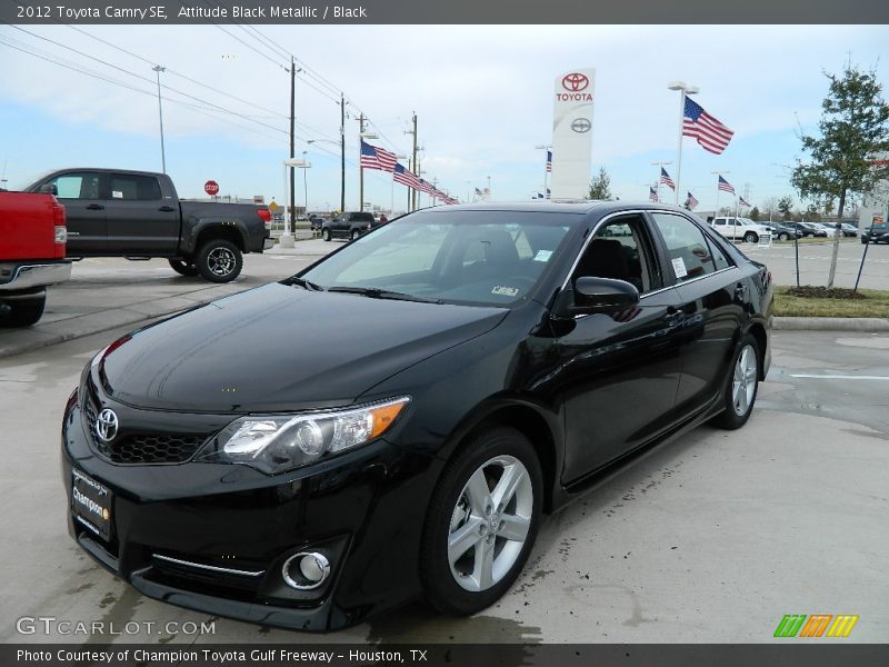 Attitude Black Metallic / Black 2012 Toyota Camry SE