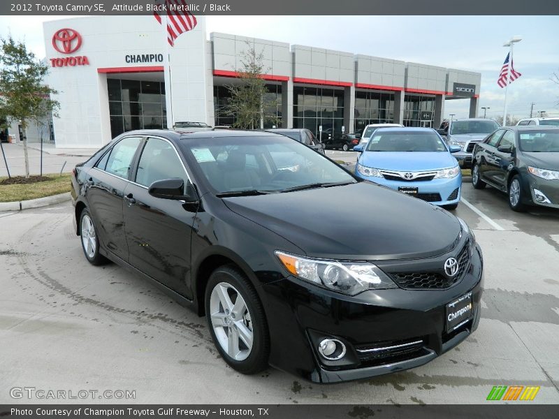 Attitude Black Metallic / Black 2012 Toyota Camry SE