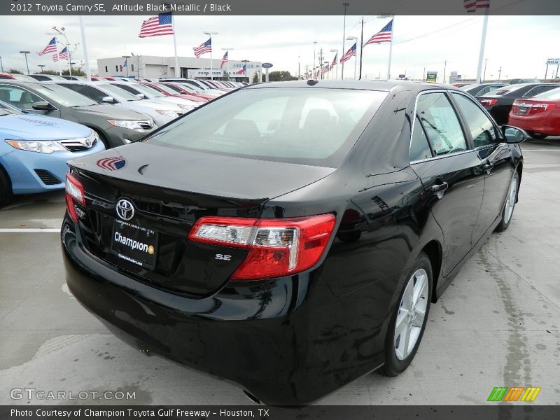 Attitude Black Metallic / Black 2012 Toyota Camry SE