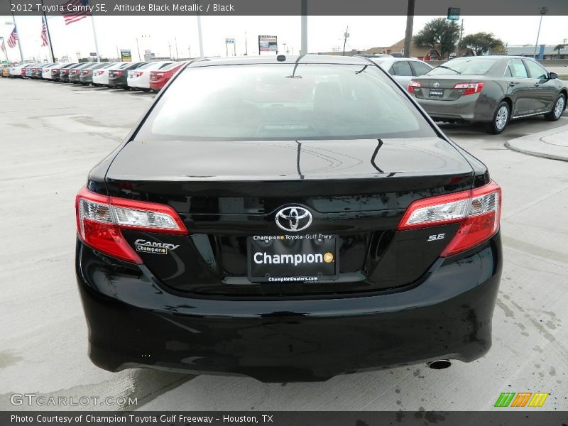 Attitude Black Metallic / Black 2012 Toyota Camry SE