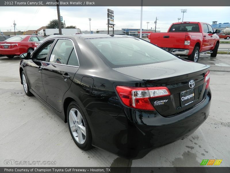 Attitude Black Metallic / Black 2012 Toyota Camry SE