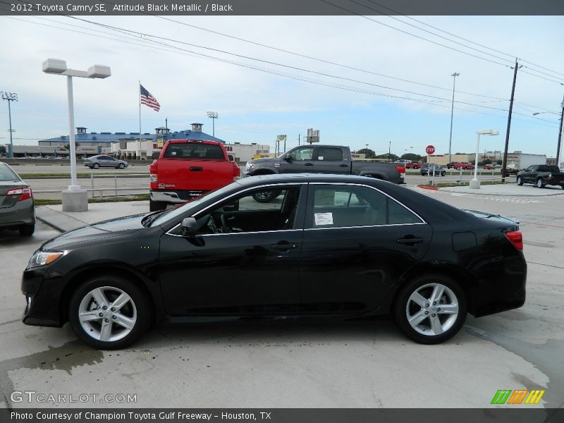 Attitude Black Metallic / Black 2012 Toyota Camry SE