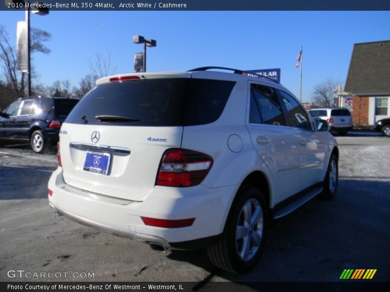 Arctic White / Cashmere 2010 Mercedes-Benz ML 350 4Matic