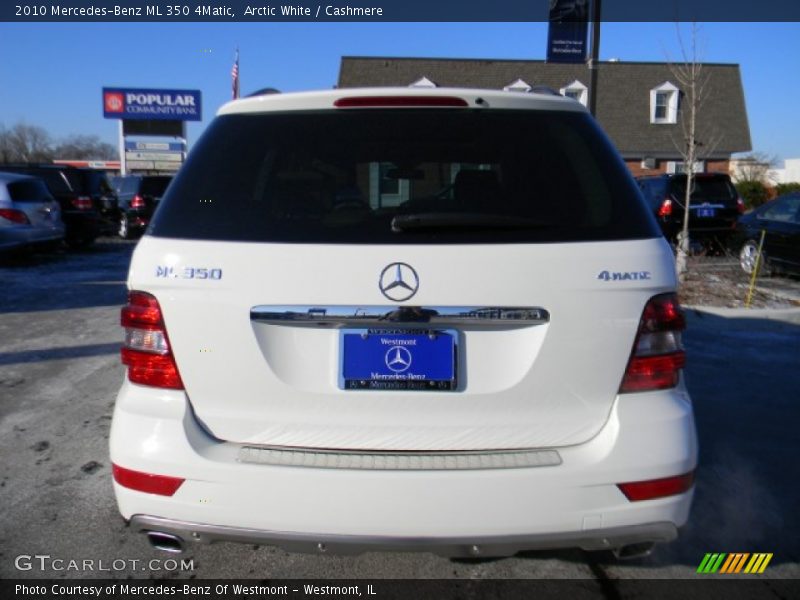 Arctic White / Cashmere 2010 Mercedes-Benz ML 350 4Matic