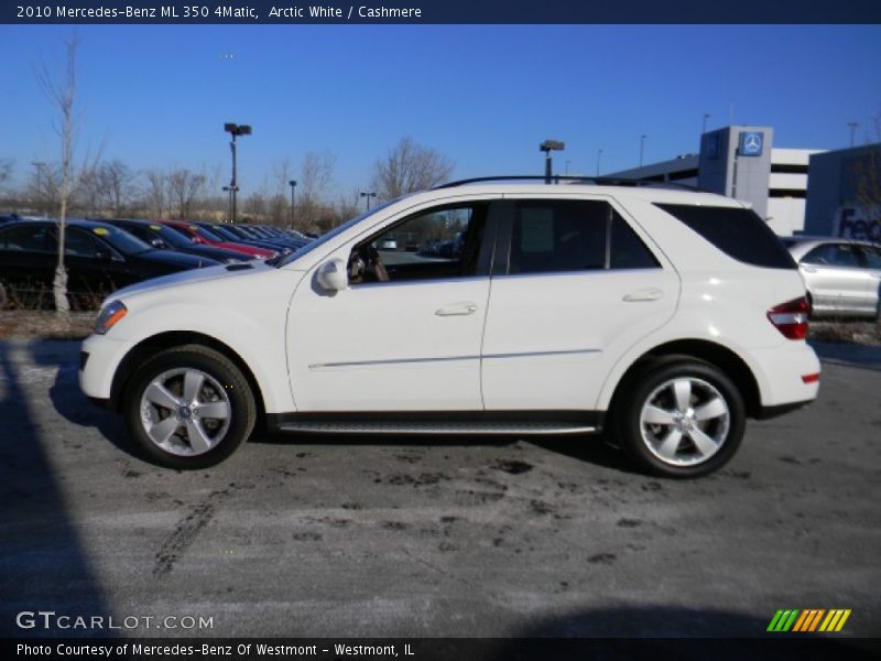Arctic White / Cashmere 2010 Mercedes-Benz ML 350 4Matic