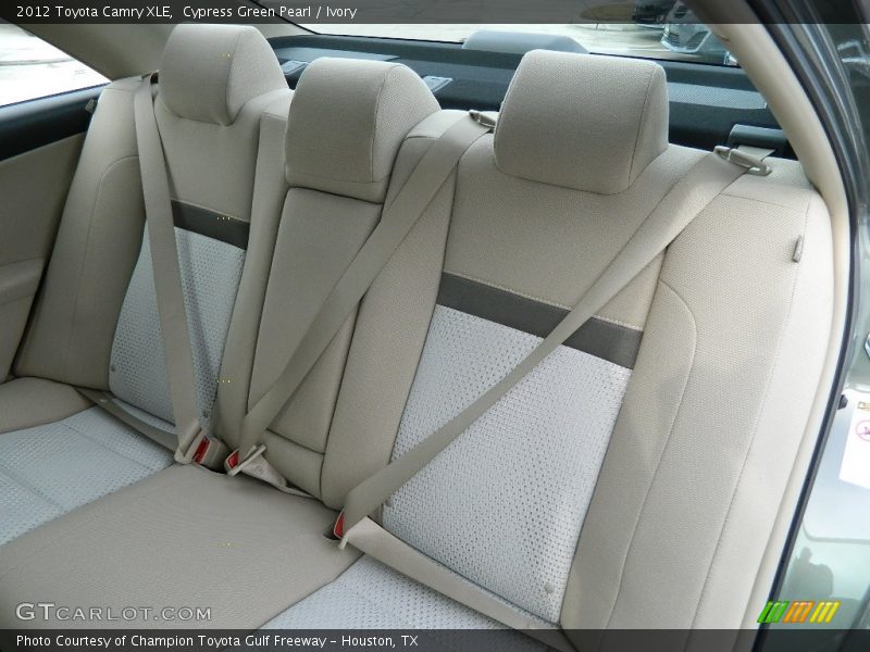 Cypress Green Pearl / Ivory 2012 Toyota Camry XLE