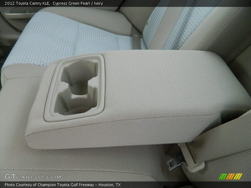 Cypress Green Pearl / Ivory 2012 Toyota Camry XLE