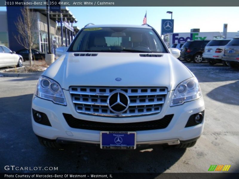 Arctic White / Cashmere 2010 Mercedes-Benz ML 350 4Matic