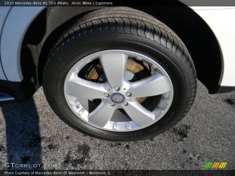 Arctic White / Cashmere 2010 Mercedes-Benz ML 350 4Matic