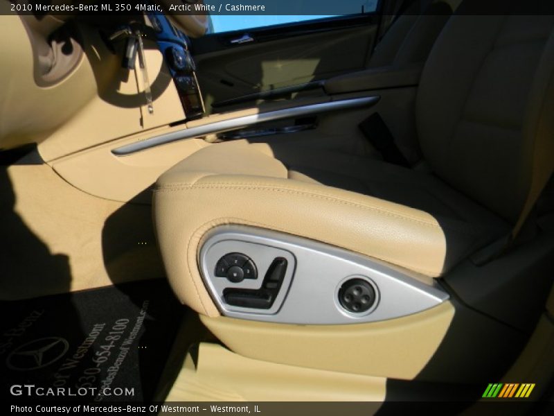 Arctic White / Cashmere 2010 Mercedes-Benz ML 350 4Matic