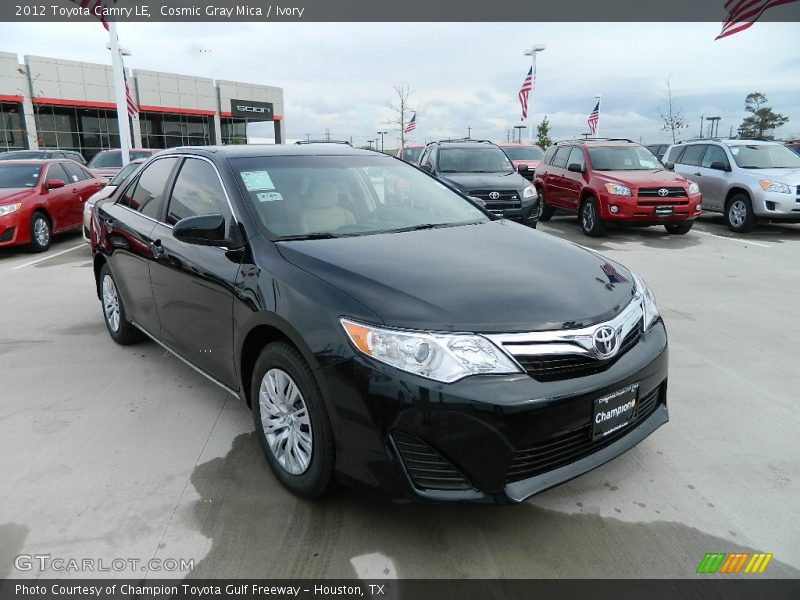 Cosmic Gray Mica / Ivory 2012 Toyota Camry LE