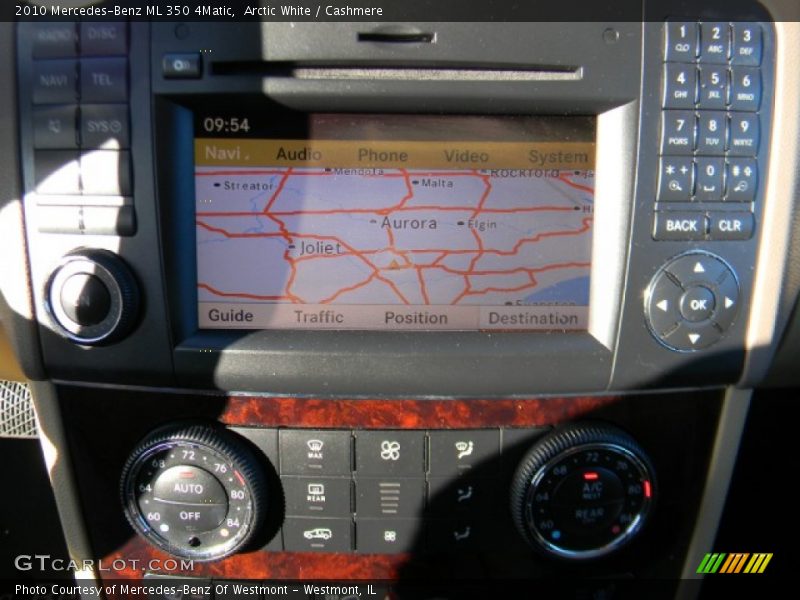 Arctic White / Cashmere 2010 Mercedes-Benz ML 350 4Matic