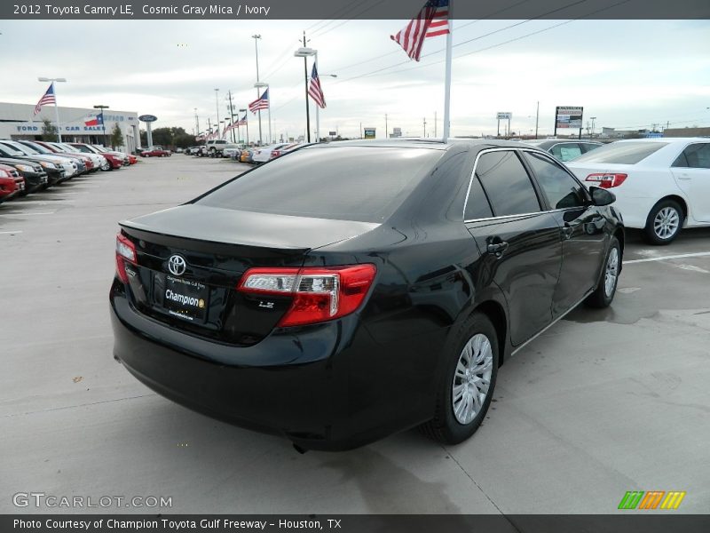 Cosmic Gray Mica / Ivory 2012 Toyota Camry LE