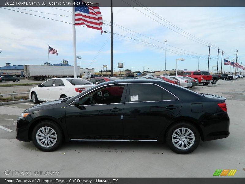 Cosmic Gray Mica / Ivory 2012 Toyota Camry LE