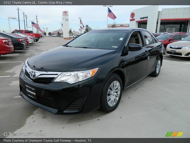 Cosmic Gray Mica / Ivory 2012 Toyota Camry LE
