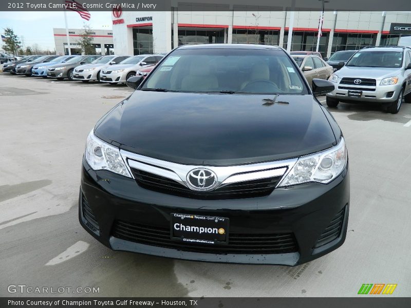 Cosmic Gray Mica / Ivory 2012 Toyota Camry LE