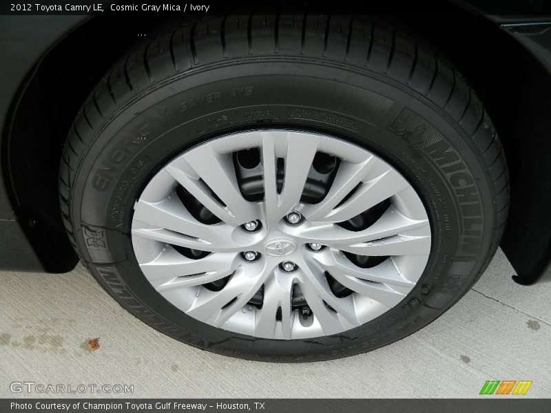 Cosmic Gray Mica / Ivory 2012 Toyota Camry LE