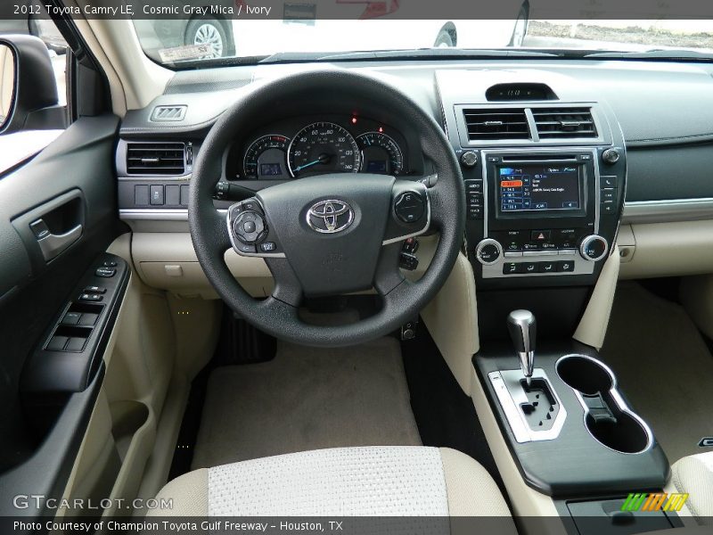 Cosmic Gray Mica / Ivory 2012 Toyota Camry LE