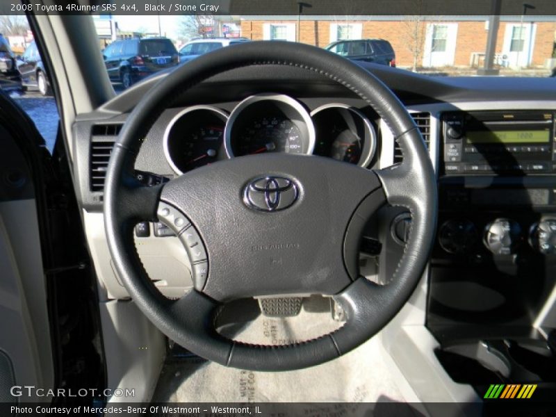 Black / Stone Gray 2008 Toyota 4Runner SR5 4x4