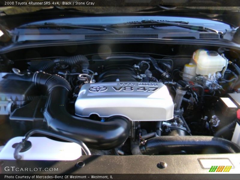 Black / Stone Gray 2008 Toyota 4Runner SR5 4x4
