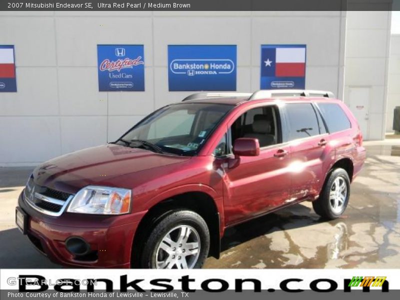 Ultra Red Pearl / Medium Brown 2007 Mitsubishi Endeavor SE