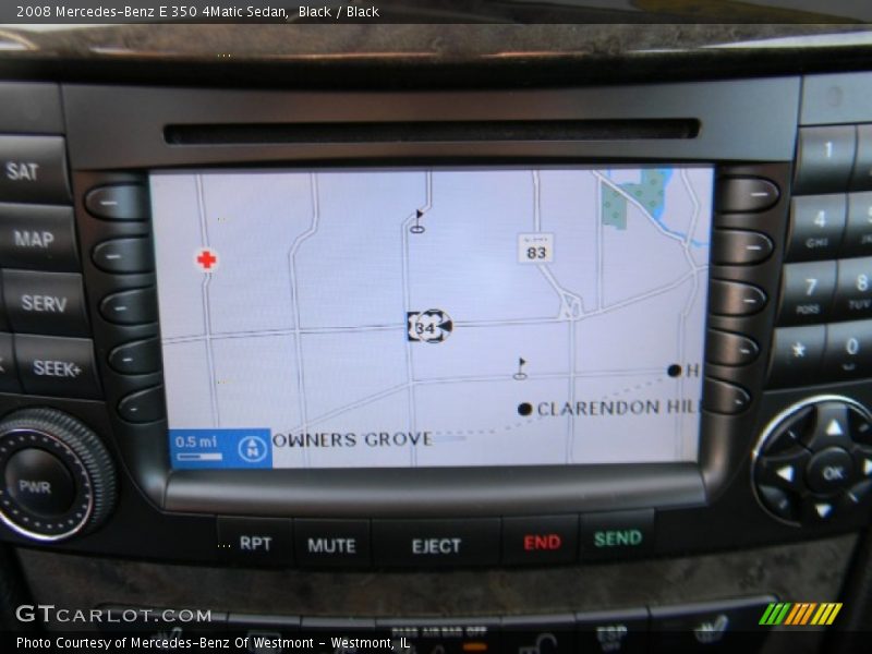 Black / Black 2008 Mercedes-Benz E 350 4Matic Sedan