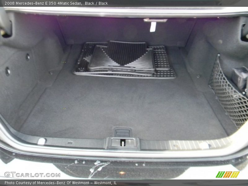 Black / Black 2008 Mercedes-Benz E 350 4Matic Sedan