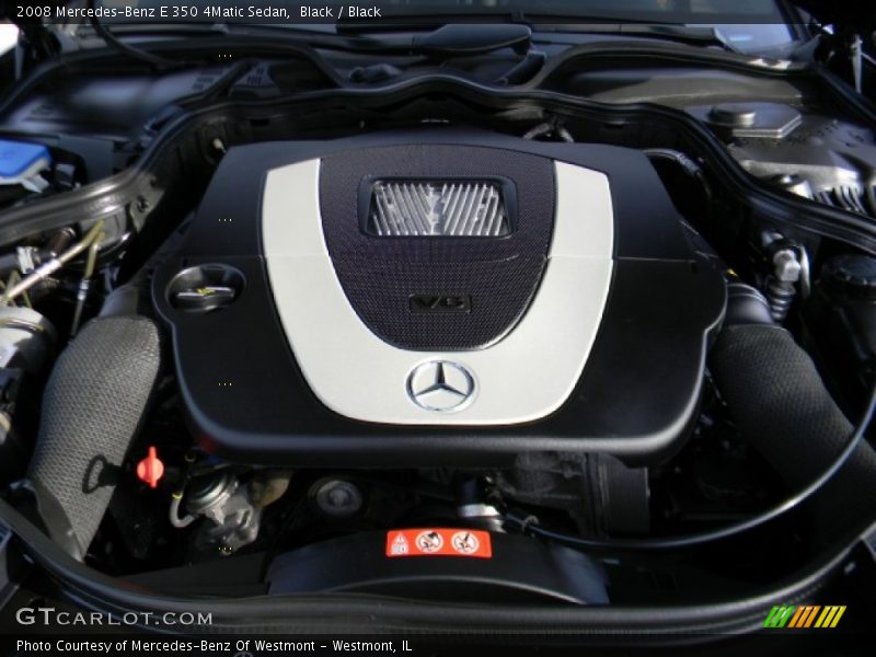 Black / Black 2008 Mercedes-Benz E 350 4Matic Sedan