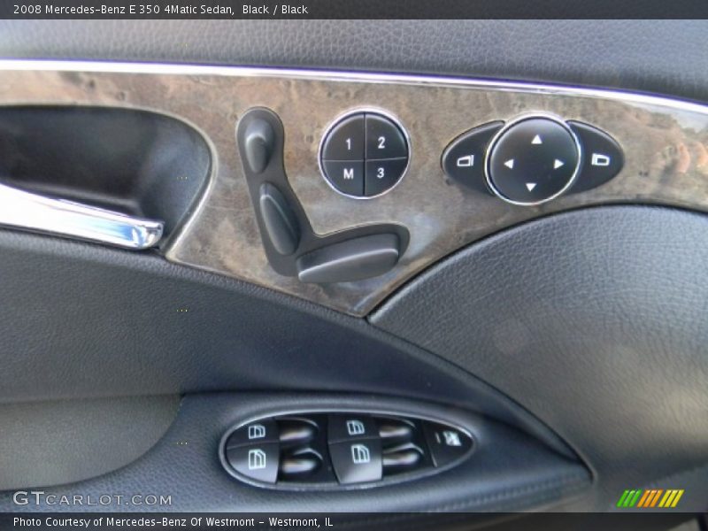 Black / Black 2008 Mercedes-Benz E 350 4Matic Sedan