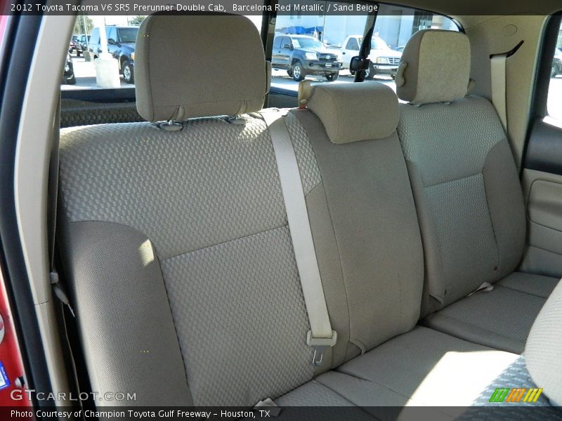 Barcelona Red Metallic / Sand Beige 2012 Toyota Tacoma V6 SR5 Prerunner Double Cab