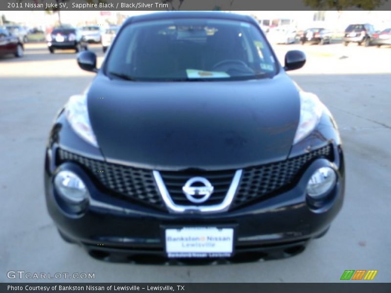 Sapphire Black / Black/Silver Trim 2011 Nissan Juke SV