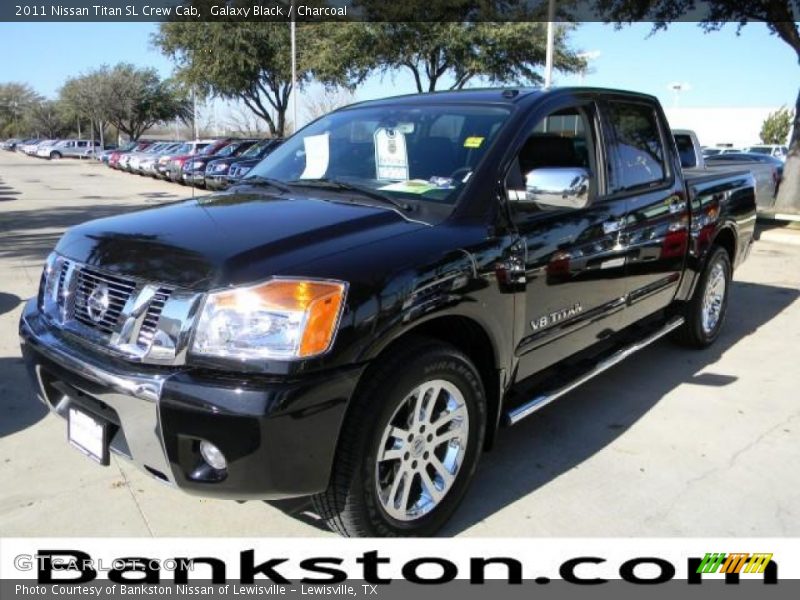Galaxy Black / Charcoal 2011 Nissan Titan SL Crew Cab