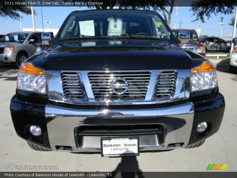 Galaxy Black / Charcoal 2011 Nissan Titan SL Crew Cab