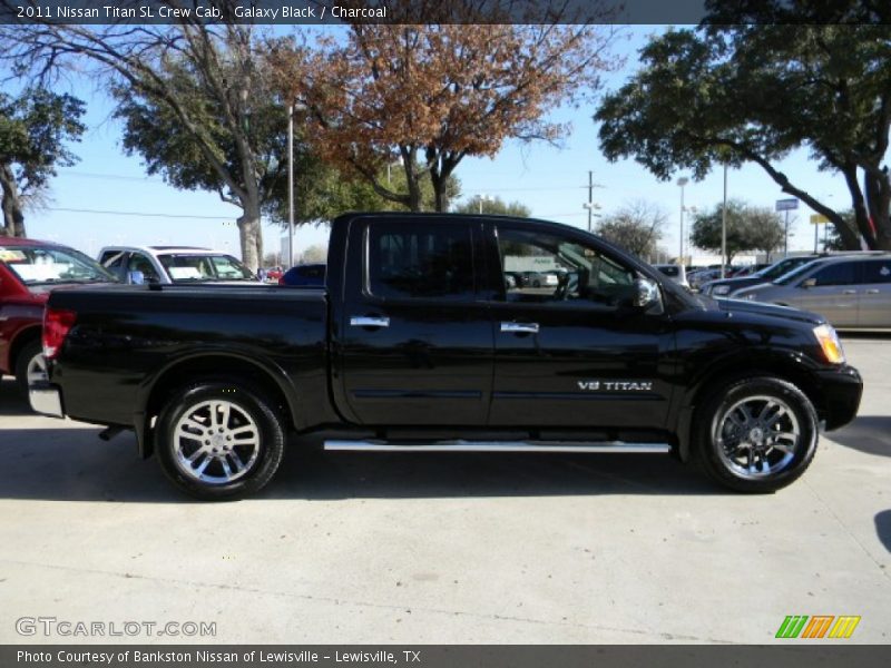 Galaxy Black / Charcoal 2011 Nissan Titan SL Crew Cab