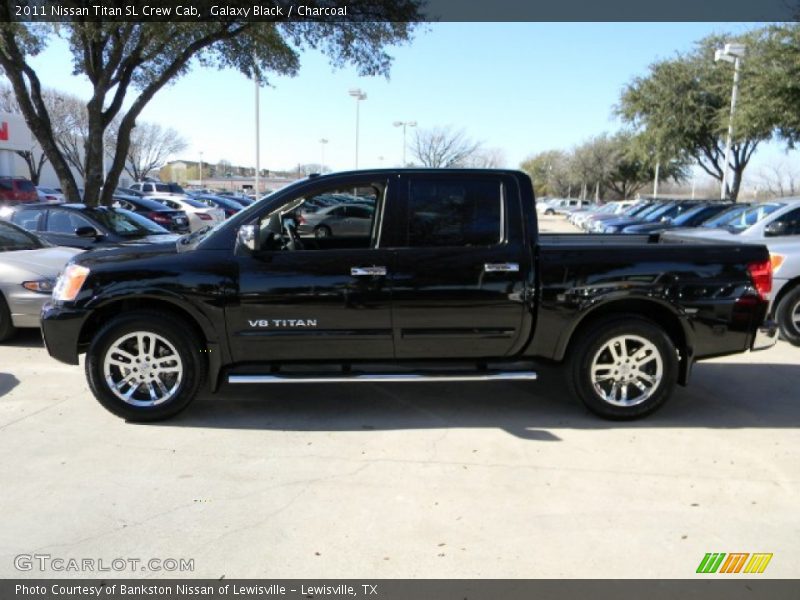 Galaxy Black / Charcoal 2011 Nissan Titan SL Crew Cab