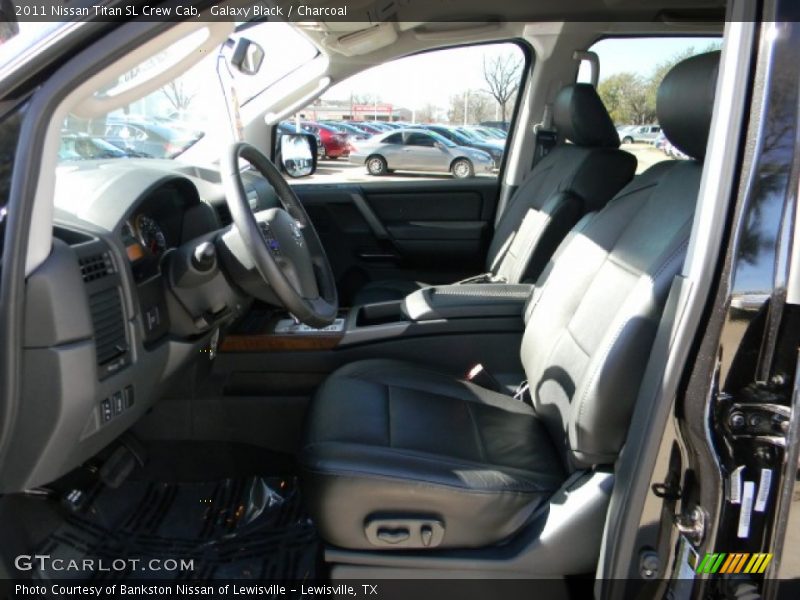 Galaxy Black / Charcoal 2011 Nissan Titan SL Crew Cab