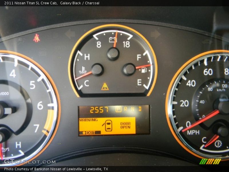 Galaxy Black / Charcoal 2011 Nissan Titan SL Crew Cab