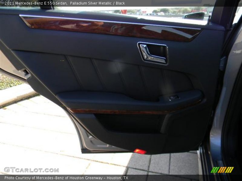 Palladium Silver Metallic / Black 2011 Mercedes-Benz E 550 Sedan