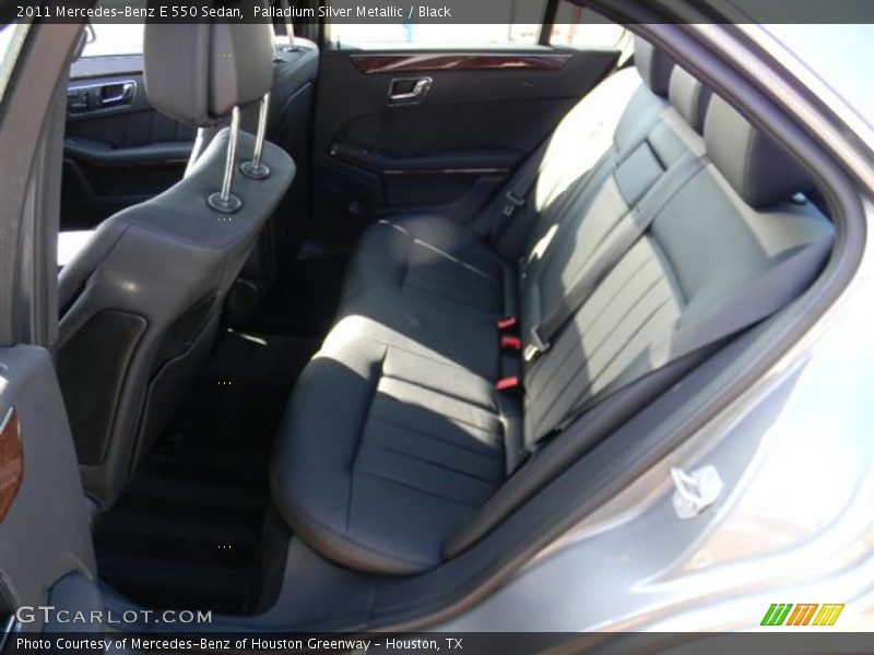 Palladium Silver Metallic / Black 2011 Mercedes-Benz E 550 Sedan
