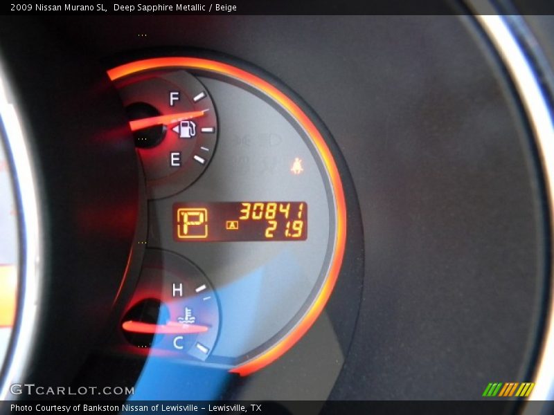 Deep Sapphire Metallic / Beige 2009 Nissan Murano SL