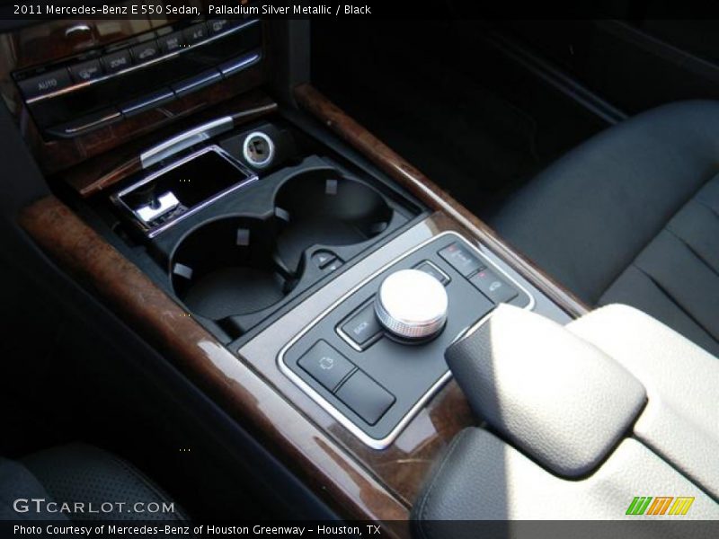 Palladium Silver Metallic / Black 2011 Mercedes-Benz E 550 Sedan