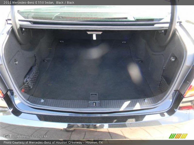 Black / Black 2011 Mercedes-Benz E 550 Sedan