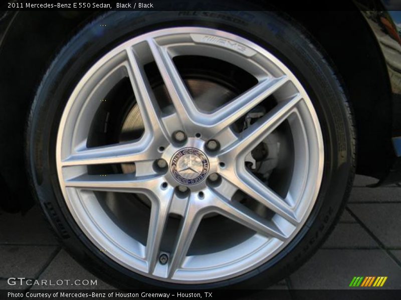 Black / Black 2011 Mercedes-Benz E 550 Sedan
