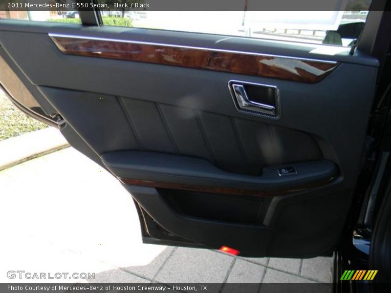 Black / Black 2011 Mercedes-Benz E 550 Sedan