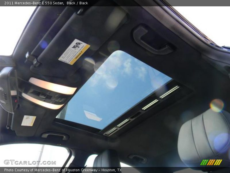 Black / Black 2011 Mercedes-Benz E 550 Sedan