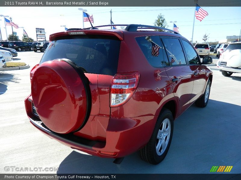 Barcelona Red Metallic / Sand Beige 2011 Toyota RAV4 I4