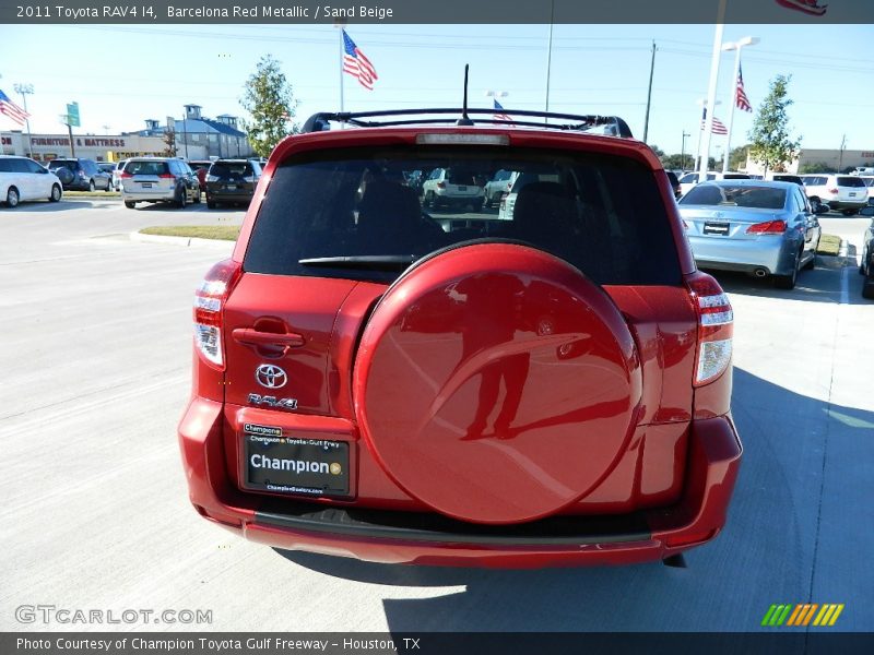 Barcelona Red Metallic / Sand Beige 2011 Toyota RAV4 I4