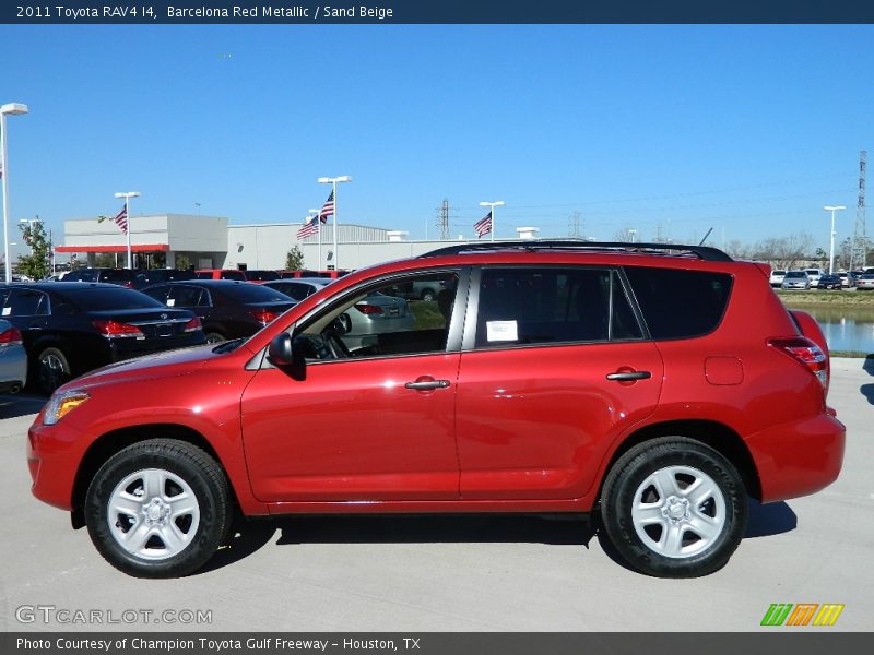 Barcelona Red Metallic / Sand Beige 2011 Toyota RAV4 I4