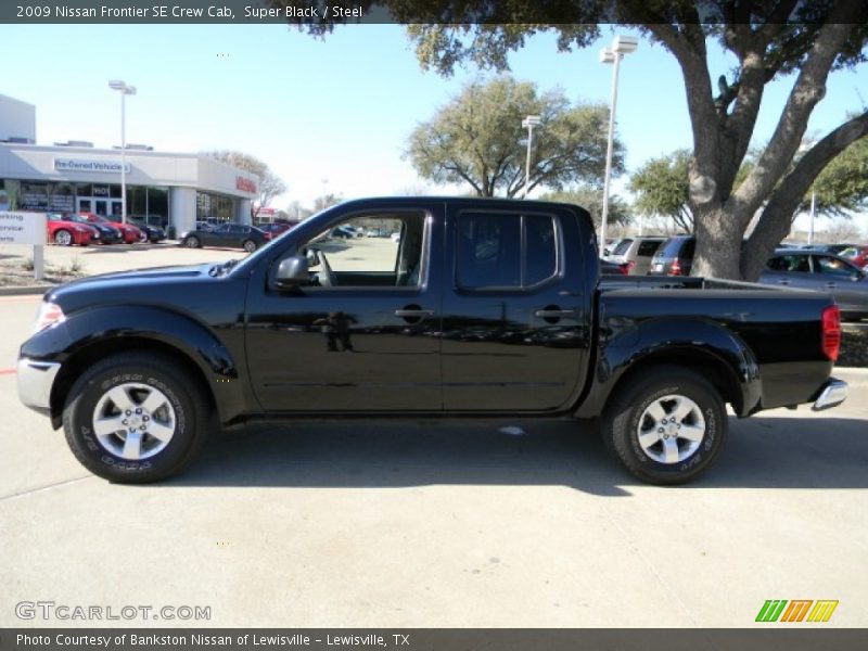 Super Black / Steel 2009 Nissan Frontier SE Crew Cab