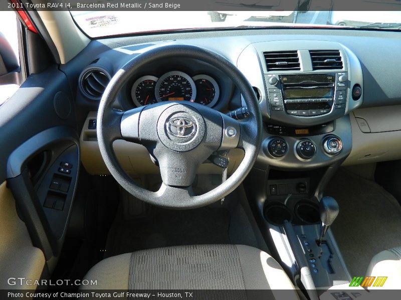 Barcelona Red Metallic / Sand Beige 2011 Toyota RAV4 I4